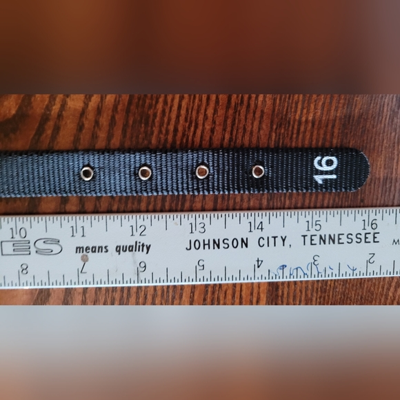 2 /$15  New Hamilton Nylon Dog Collar Metal Buckle  16"  Black - Picture 6 of 8